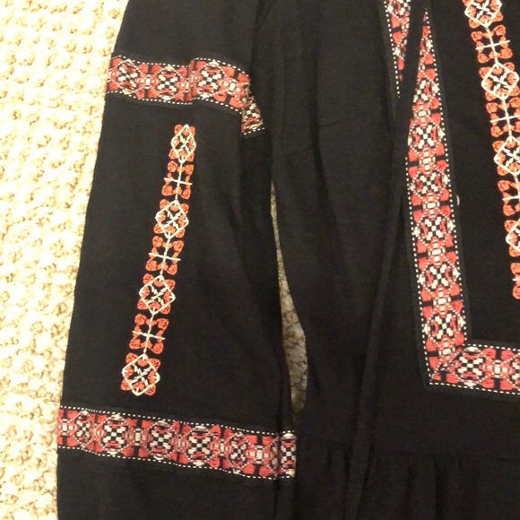 Topshop Embroidered Smock Dress - Picture 3 of 7